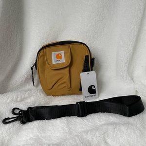 Small Carhartt crossbody bag 7x7x7.5 in Camel color